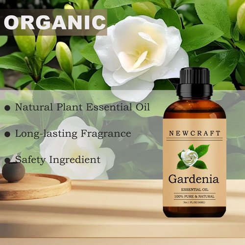 Gardenia Essential Oils, 100% Pure and Natural Essential Oil for Aromatherapy Diffuser - Gardenia/1 Fl Oz