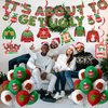 Ugly Sweater Party Decorations- It's About To Get Ugly Hanging Swirls Ugly Sweater balloons for Christmas Ugly Sweater Balloons Set for Merry Christmas Party Supplies Decorations