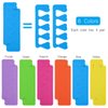 48pcs Sponge Toe Separators Pedicure Set for Nail Polish- Premium Nail Art Painting and Polishing Tool Kit, 6 Funy Color