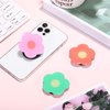 3 Pieces Phone Grip Holder Daisy Flower Expandable Collapsible Phone Holder Self Adhesive Cute 2D Phone Grip Stand Holders for Smartphone Cell Phone Accessories