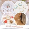 Beebeecraft 1 Box 100Pcs Hoop Earring Findings 18K Gold Plated 20mm Wine Glass Charms Rings with 0.7mm Pin DIY Earring Beading for Hoop Earrings Making