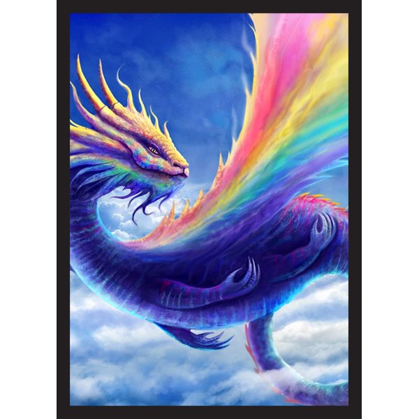 MTG Sleeves 50 MTG Standard Card Sleeves Deck Protector - Rainbow Dragon