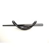Generic Blue and gray crystal art deco black acrylic hair slide stick clip barrette
