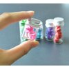 12PCS Empty Clear Travel Portable Glass Wish Bottles with Silver Aluminum Cap Essential Oil Powders Cream Ointments Grease Storage Container Jars Cosmetic Makeup Sample Packing Holder(15ml/0.5oz)
