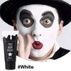 BOBISUKA White Face Paint, Clown Makeup Body Paint, Blendable Cream Face Painting Kits for Skull Joker Vampire Mime , Halloween Skeleton Cosplay, Costume, Parties,Stage, Theater