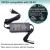 UAUSE 24V2A 3 pin XLR Electric Scooter Battery Charger Replacement for Drive Scout Mobility Razor Go Go Elite Traveller SC40E/SC44E, Ezip Mountain Trailz, Jazzy Electric Power Charger