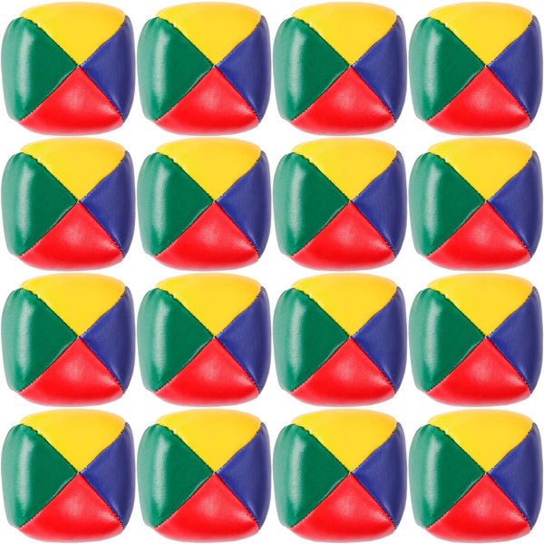 16 Pack Juggling Balls for Beginners,Mini Juggling Balls,Multicolor Beginners Juggling Balls,Durable Juggle Ball Kit,Soft Easy Juggle Balls,Easy to Grip for Boys Girls Adults