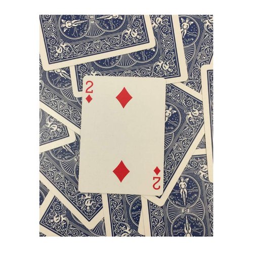 Rock Ridge One Way Forcing Deck for Magic Tricks, Blue 2 of Diamonds