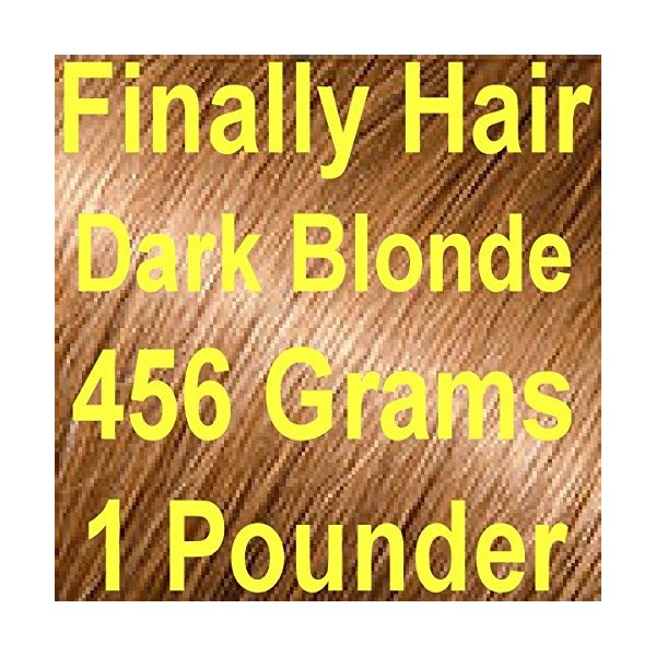 DARK BLONDE Finally Hair Hair Fiber Refill 456 Grams Full Pounder For Hair Loss Concealing by Finally Hair