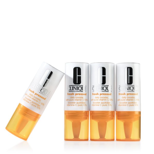 Clinique Fresh Pressed Daily Moisturizer Booster With Pure Vitamin C 10%, 4 X 0.29 fl. oz.