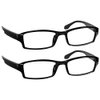 TruVision Readers Reading Glasses 9501HP-2-BLACK-6.00