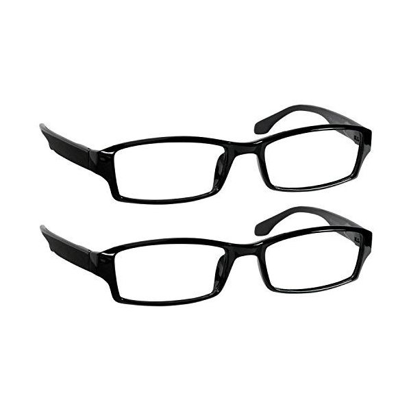 TruVision Readers Reading Glasses 9501HP-2-BLACK-6.00