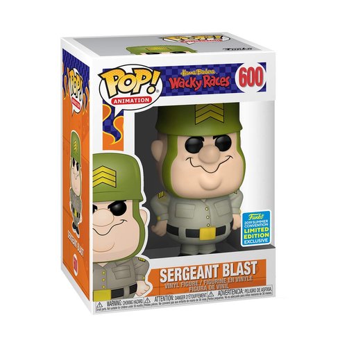 Funko Sergeant Blast Hana Barbera Wacky Races 2019 Summer Convention Exclusive Limited Edition Vinyl POP #600