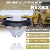 Rexka 30pcs Fender Flare Rocker Panel Moulding Clip 11547581 for GM Chevrolet Buick Cadillac GMC CT6 XT5 XTS Cruze Equinox Impala Silverado Traverse Acadia Terrain Canyon Sierra Wheel Flare Clips