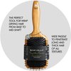 Sam Villa Signature Series Bamboo Brush Wooden Paddle Brush For Hair Styling