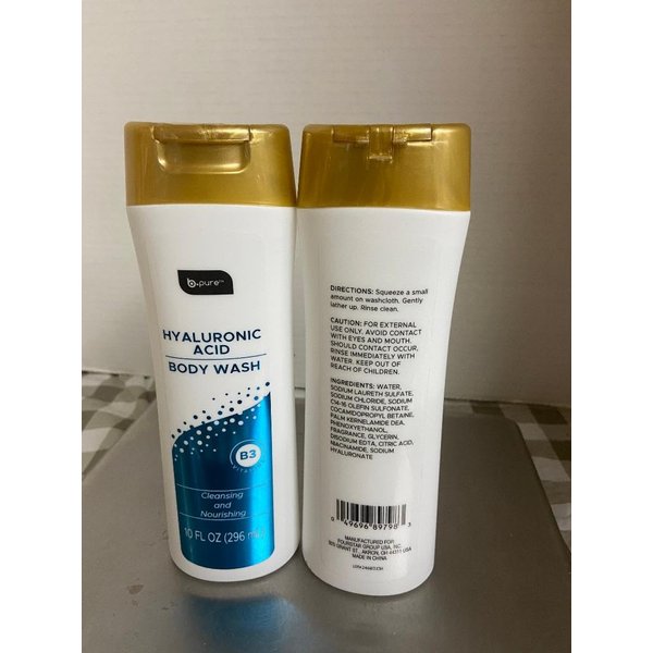 b.pure Hyaluronic Acid Body Wash (2 EA 10 oz EA)