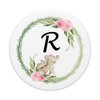 Cell Phone Pop Out Holder,Cute Koala Bear Flower Letter R PopSockets Grip and Stand for Phones and Tablets