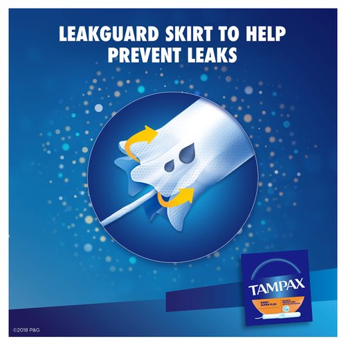 Tampax Cardboard Applicator Tampons, Super Plus Absorbency, Unscented, 20 Count - Pack of 4 (80 Total Count)