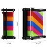 3D Pin Art Toy - Plastic Pin Board for Kids, 3D Pin Impression Sculpture Needle Toys, 3.75 X 5 inches (Rainbow)