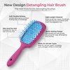 Generic Premium Hair Brush for Wet & Dry Hair, Light Weight, Detangling, Smoothing Hair Brush (Hot Pink)