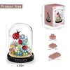 Dookok Flower Bouquet Building Set, Artificial Flowers Micro Building Set for Home Decoration, 596 Pieces Ladybird and Flower Bouquet Building Toys for Adult Kids Gift