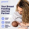Yoomi Breast Aid™ Soothing Cryogel Pads for Sore Cracked Nipples with HOCl, 10x Multiuse, Advanced Cooling Tech for Instant Relief & Repair, Rapid Hydration for Lasting Comfort for Breast Feeding Moms