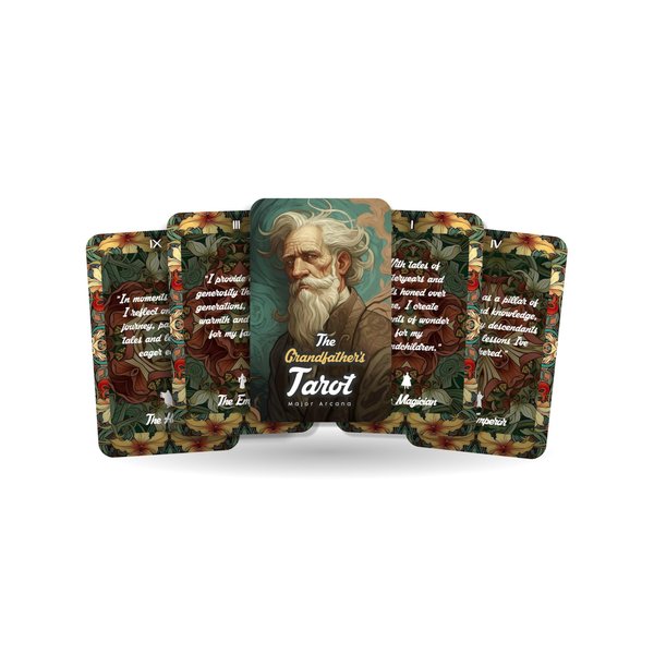 The Grandfather's Tarot - Wisdom Through The Arcana - Tarot Affirmation for Grandfather's - Divination tools - Tarot cards