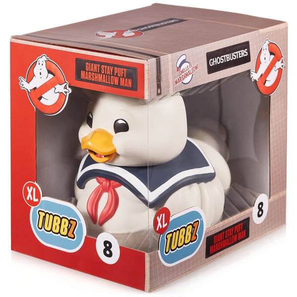 TUBBZ Giant Stay Puft Marshmallow Scented Collectible Vinyl Rubber Duck Figure - Official Ghostbusters Merchandise - Sci-Fi TV, Movies & Video Games