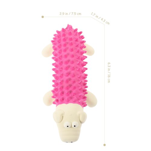 Hohopeti Dog Talking Toy Pet Squeaky Toys Stich Plush Silent Squeaker Dog Toy Dog Toothbrush Toy Dog Bite Sound Toy Dog Sound Toys Dog Toys Plush Bite Toys Emulsion Chew White Teether