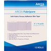 Areza Medical Surgical Tape - Porous Skin Soft Fabric Cloth Adhesive Tape - Fabripore - 2" x 10 yds. (5 cm x 9 m) - 12 Rolls per Box