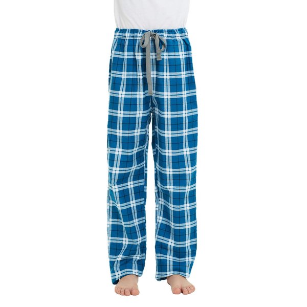 HiddenValor Big Boys Cotton Pajama Lounge Pants (Cyan Blue, L)