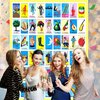 QYIMLI 5 x 7ft Mexico Cards Backdrop Mexico Party Theme Decorations Mexican Party Supplies Photography Banner