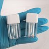 COSIDEA 25PCS Empty White Mini Square Lip Gloss Tubes 4ml 0.13 OZ lipgloss Tube with Wand Applicator for Lip oil tint bottles container