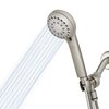 Waterpik High Pressure Hand Held Shower Head With Hose, PowerPulse Massage 6-Mode, Brushed Nickel XAL-649ME