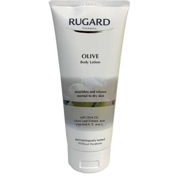 RUGARD Olive Body Lotion, 200ml, 6.76 Fl Oz (Pack of 1)