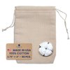 Celestial Gifts Muslin Bags - Drawstring Bags Small 50pcs - 2.75x4, Reusable Tea Bags, Jewelry Gift, Spice and Cotton Gift Sachet Bags - 100% Cotton - Made in USA - (Natural Hem & Drawstring)