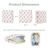 Desing Wish Sanitary Pad Storage Bag Portable Period Bag for Teen Pads/Sanitary Napkins/Small Tampons, Sanitary Napkin Storage Bag First Period Gifts for Teen Girls (Cactus)