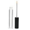 6PCS 0.06oz Empty Upscale Plastic Eyeliner Vials Tube Bottle Refillable Eyelash Growth Liquid Container Clear Mascara Bottle with Wand Applicators and Black Cap for Eyelash Eyebrow Growth Castor Oil
