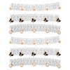 Beaupretty 6 Pieces U Pin Hair Clip Combs Fashion Shaper Hair Finishing Fixer Combs Invisible Hair Insert Comb for Women Girls