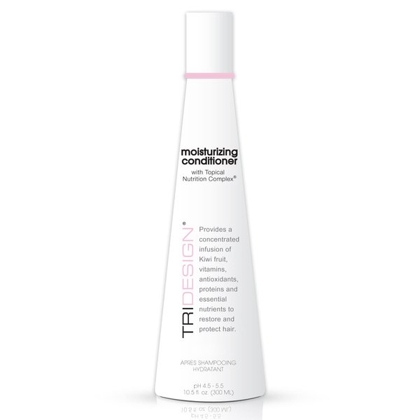 TRIDESIGN TRI Moisturizing Conditioner - Hydrating Dry & Damaged Hair, Infused Wheat Protein to Protect, Repair & Restores Moisture to Curly, Straight, Wavy Treated Hair - 10.5 Fluid Ounce