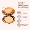 Charlotte Tilbury Mini Airbrush Flawless Finish Setting Pressed Compact Makeup Face Powder for Women - 2 Medium