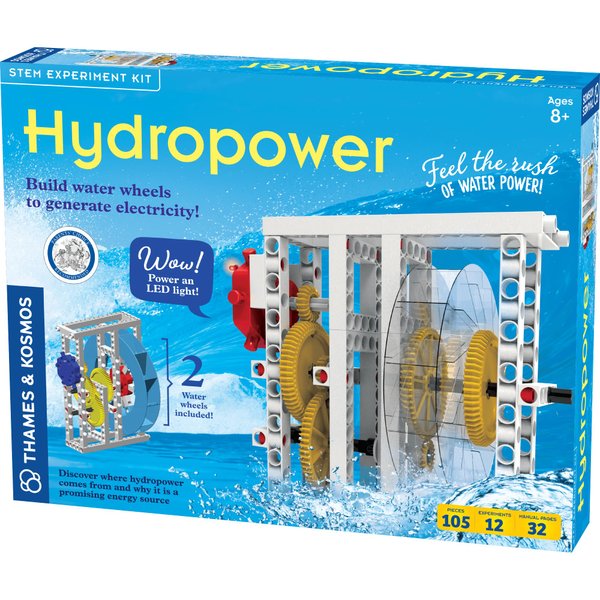 Thames & Kosmos Hydropower Science Kit | 12 Stem Experiments | Learn About Alternative & Renewable Energy, Environmental Science | Parents' Choice Recommended Award Winner