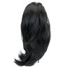 IMISSU Cute Short Claw Ponytail Grab Hairpieces Thick Clip In Hair Extensions Little Pony Tail Hair Pieces (Jet Black)