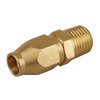 Xastro 4PCS Air Hose Repair Fitting for 1/4" Barb x 1/4" NPT Rigid, Brass Pneumatic Reusable Replacement(1/4" ID, 5/16" OD Air Hose)