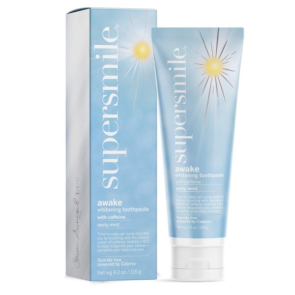 Supersmile Professional Awake Whitening Toothpaste for your Morning Routine - Clinically Proven to Whiten Teeth Up to 6 Shades (Zesty Mint, 4.2 Oz)