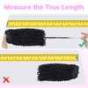 IDN BEAUTY Seamless Clip In Hair Extensions Human Hair, Kinky Curly 14 Inch 110g 7pcs Natural Black Seamless Curly Clip Ins Remy Human Hair Seamless Clip Ins For Black Women PU Weft Invisible Edge