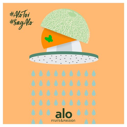 (FRUITS & PASSION) SHOWER GEL [ORANGE CANTALOUPE] 200ML 2 pcs Bundle, Shower Gel with vitamin E and Antioxidant product, biodegradable formula (200ML / 6.76 Fl. Oz) by ALO