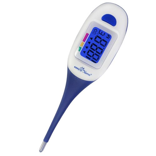 Easy@Home Digital Medical Baby Fever Oral Thermometer, Rectal or Axillary Underarm Body Temperature Measurement with Backlit LCD Display, Waterproof Flexible tip,Test Completion & Fever Alarm-EMT-026