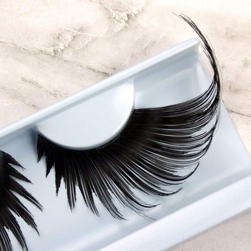 Elegant Lashes QUEENIE | Halloween Pride Rainbow colorful parade false eyelashes (Black)