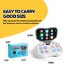 Sienbor Fast Push Game 4 Modes Screen Handheld Dance Game Machine,Brain & Memory & Reaction & Speed Training Games Toy,Birthday Gifts for Boys Girls，Fidget Games Toys for Boys Girls (White)